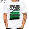Новая мужская футболка с коротким рукавом Drive The Classic Germany Old W123 W124 R129 Hip Hop Boy Повседневные белые топы 70-е Винтажные автомобильные футболки