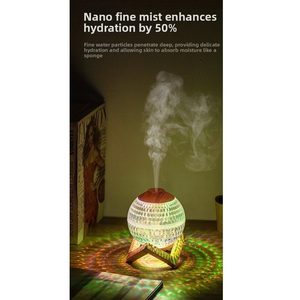 Silent Humidification Crystal Ball Humidifier Timed Power Off Home Cordless Humidifiers Gifts