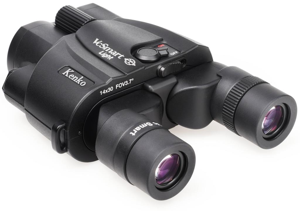 Kenko Binoculars Vc Smart Light 14x Magnification Electric Image Stabilization Function Continuous Use Time Approximately 28 Hours Strap and Case