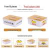 Plastic Advertising Tissue Box - 10 Pack
