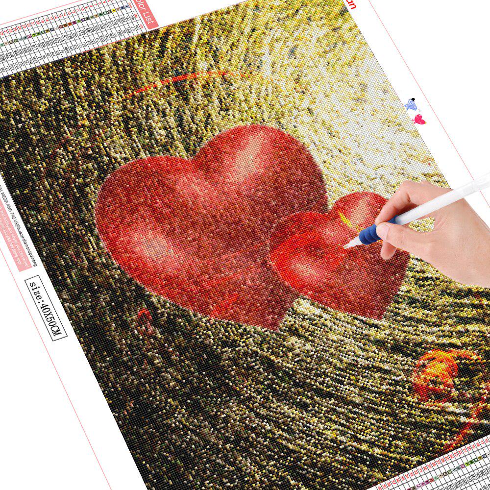 Diamond Painting Cartoon Heart Love Rhinestone Picture Diamond Embroidery