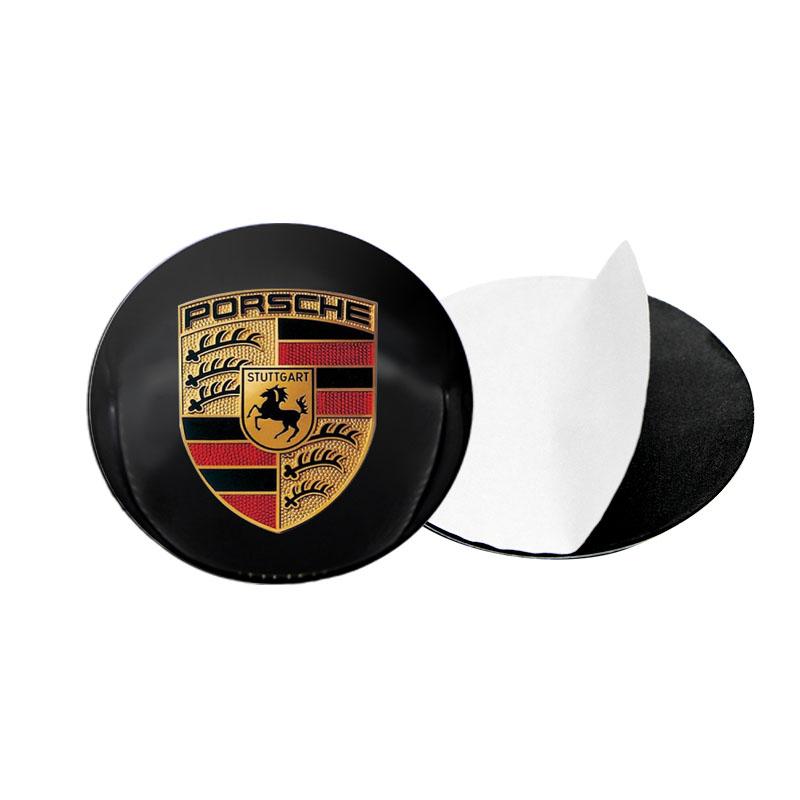 4 шт. 56 мм Алюминиевая наклейка на центр колеса автомобиля Наклейка на ступицу Для Porsche Boxster Cayenne Panamera Macan Cayman 911 918 996 917 991