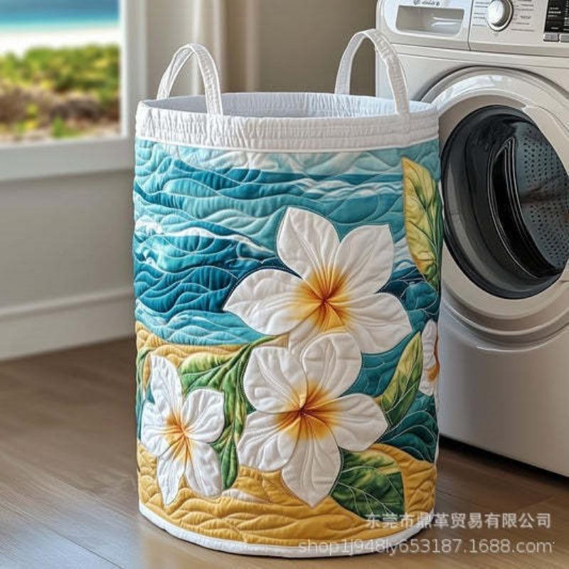New 3D Trend Multi-color Pattern Quilting Storage Basket Laundry Basket Storage Basket