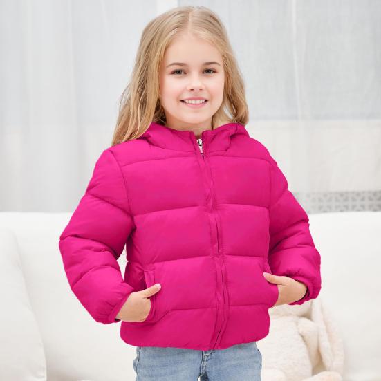 Зимние пальто для малышей с капюшоном, флисовая куртка для младенцев, утолщенная куртка для девочек