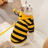 Breathable Cat Dog Clothes Winter Warm Bee Cosplay Costume  Pet Supplies