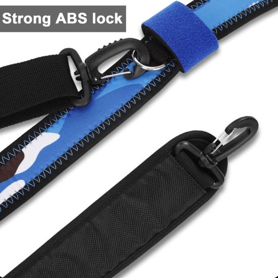 Fishing Rod Protector Shoulder Strap Adjustable Foldable Portable Anti-Collision Fishing Pole Tip Protective Sleeve Cover Case Fishing Accessories