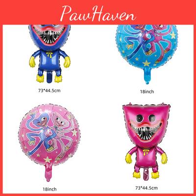 Красочные воздушные шары для вечеринки Poppy Playtime с Хагги Вагги, нетоксичные и безопасные для детей и пожилых людей