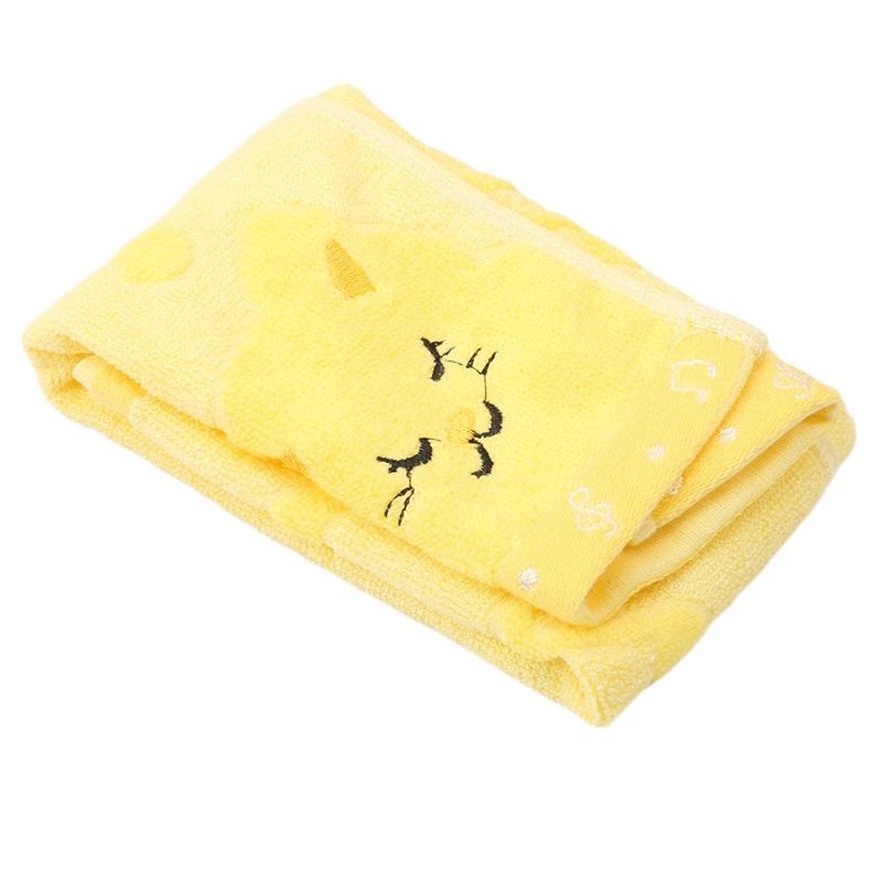 1pc Soft Children Baby Towel Washcloth Bathing Feeding Cartoon Cat Cotton for Newborn Infant Handkerchief Shower Cloth