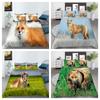Hot Sell Fox Duvet Cover Animals Style Home Bedspreads Jing Size Bedding Fashion Quilt Cover Woman Man Breathable Bedding Sets