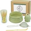 SEIDO Matcha Matcha Matcha Matcha Starter Tea Utensils for Beginners Set, Utensils, Bowl, Kit,