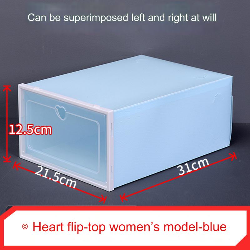 Органайзер для обуви, штабелируемые ящики для хранения обуви, ящики с фронтальным открыванием, органайзер для обуви, тумба, контейнер для обуви из толстого пластика