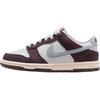 Dunk Low SE GS Белые Бургунди Детские Кроссовки Красный Бургунди-Пепельный Командный Малиновый IB5691-100