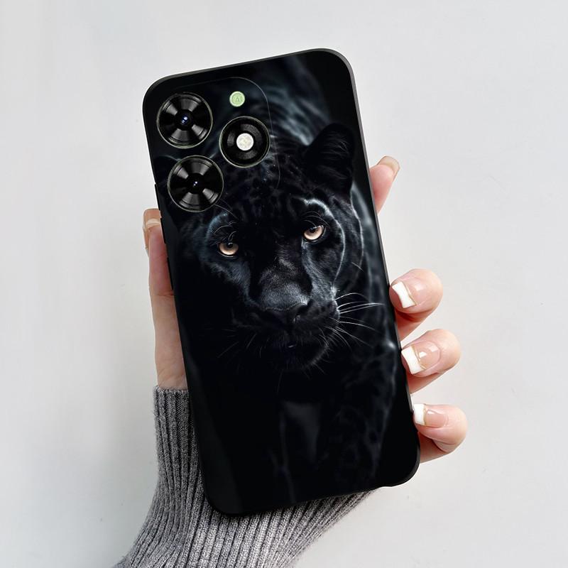 Чехол для Tecno Spark Go 2024 BG6 Черный Миф о Сунь Укуне Чехол Ударопрочный Мягкий ТПУ Чехол для Телефона Для Tecno Pop 8 Pop8 SparkGo 2024 Корпус
