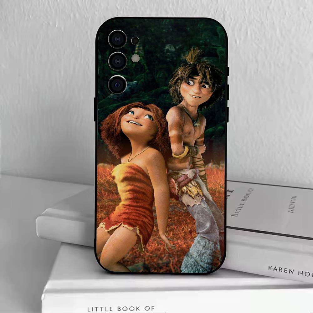 The C-Croods Phone Case For Samsung S25,S24,S21,S22,S23,S30,Ultra,S20,Plus,Fe,Soft Silicone Black Cover