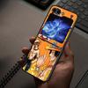 Чехол-бампер для телефона One Piece Portgas·D· Ace Zoro для Samsung Galaxy Z Flip 7 6 5 4 3 ZFlip6 ZFlip5 ZFlip4 ZFlip7 FE ZFlip3