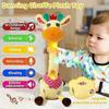 Musical Giraffe Toy, Dancing Singing Giraffe Plush, Repeats What You Say, Interactive Toy Giraffe Stuffed Animal