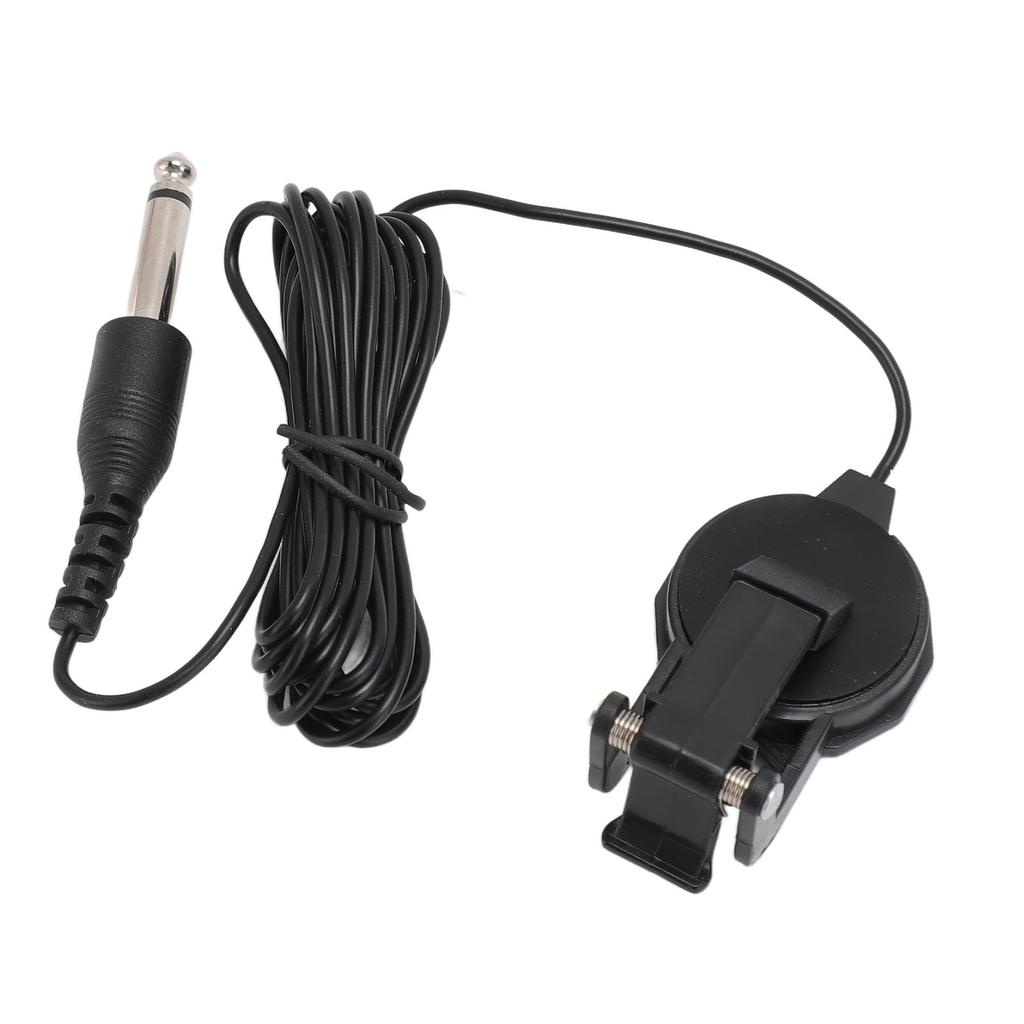6.35mm Jack Clip On Pickup Clip On Acoustic Guitar Pickup Microphone Pickup for Violin Ukulele Acous