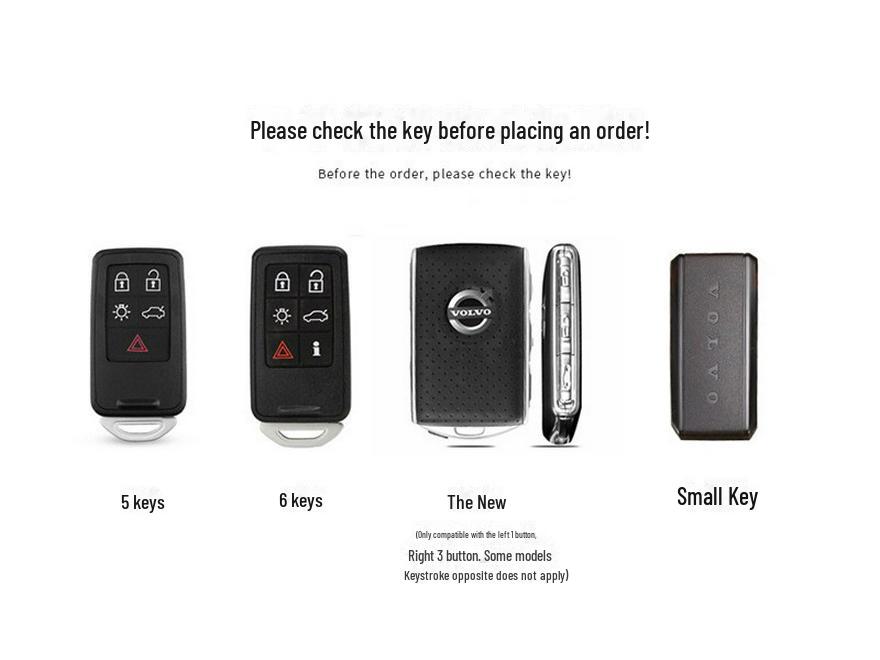 Чехол для ключа Volvo ручной работы для XC60, XC90, S90