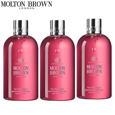 Molton Brown Гель для душа Fiery Pink Pepper 3x300 мл Набор