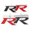 3D Металлический Логотип RR Решетка Радиатора Автомобиля Значок на Задний Багажник Наклейки для Honda Civic Mugen Accord Crv City Hrv Аксессуары-Наклейки CY5