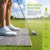 Foldable Putting Practice Mat Microfiber Golf Club Towel Golf Practice Aid  Indoor Outdoor Practice