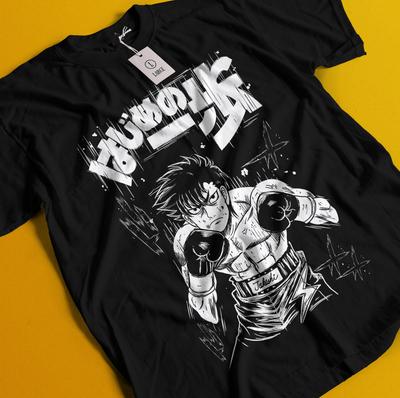 Футболка Hajime No Ippo Футболка Макуноучи Футболка Мамору Ичиро Мията Футболка Рё Машиба