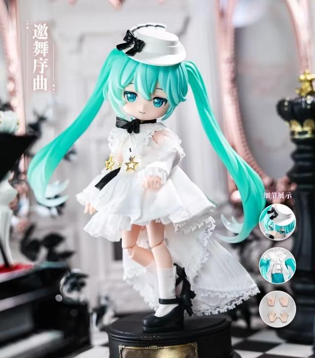 Оригинальная серия Hatsune Miku Vocaloid 14 см Кавайная BJD Декорация Аниме Фигурка Коллекция Подарки Игрушки