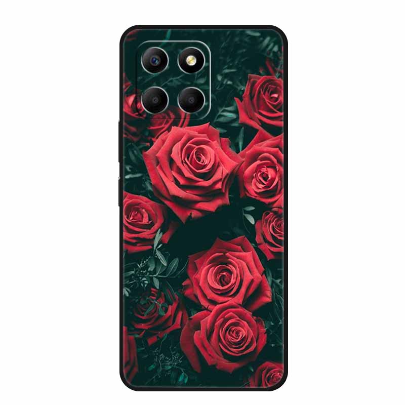 Чехол для Honor X6a Животные ТПУ Силикон Мягкая Задняя Крышка Телефона для Huawei Honor X6a HonorX6A 2023 Защитный Волк Черный Крутой Чехол