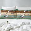 Boat Shed Duvet Cover Queen Size Wooden Plank Pattern Camper Microfiber Bedding Sets for Bedroom On The River Bed Cover