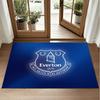 Everton Football Design Crystal Velvet Rug Soft Decorative Mat for Bedroom Entrance