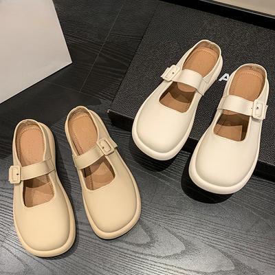 Баотоу Полушлепанцы Сандалии на толстой подошве Обувь нового стиля Обувь на мягкой подошве для ленивых