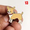 1PC Cartoon Pendant Dog Jewelry Dogs Brooches Pins Dachshunds Corgi Badge Decorated Cute Brooches