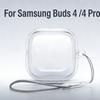Противоударный чехол для наушников Samsung Buds 4 / 4 Pro Прозрачный ТПУ Защита от царапин Чехол для наушников Простой корпус для наушников