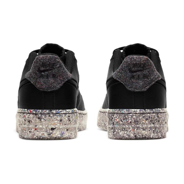 Nike Набор из переработанной шерсти Air Force 1 GS — черные детские кроссовки металлик-серебристый DB2813-001