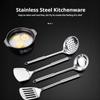 5pcs Stainless Steel Kitchenware Set Soup Ladle Leaky Spoon Spatula Kitchen Tool