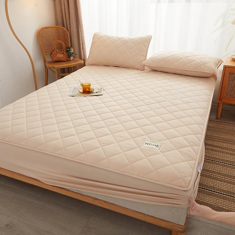 Покрывало цельное с хлопковой подкладкой, защитный чехол для матраса Simmons, утолщенный нескользящий наматрасник, пыленепроницаемое покрывало