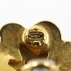 Chanel Серьга-колосок Знак COCO винтажная Позолоченное золото мука 23,6 г Женские Б/У
