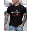 Vintage T Shirts for Men Save The Stick Manual Transmission Three Print Top Oversized Tee Hip Hop T-Shirts Men Clothing Camiseta