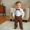 Infant & Toddler Spring/Autumn Dress Sets, Boys' Cotton Jumpsuits, Cute Kids' Spring Outing Outfits