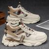 Autumn Men's Shoes New High-top Shoes Men's Sports Shoes Trend Versatile Thick-soled Heightening Casual Running Dad Shoes