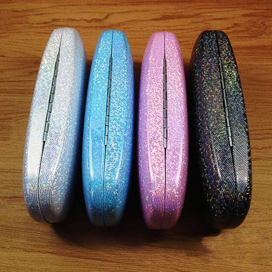 Футляр для очков Glitter Anti-pressure Большая вместимость Устойчивый к падениям Портативный Коробка для хранения очков для близорукости и пресбиопии Ежедневная поставка
