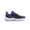 Li Ning Удобные Универсальные Модные Амортизирующие Отскок Низкие Повседневные Кроссовки Детские синие YKCU128-11