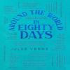 Around the World In Eighty Days by Jules Verne Paperback Book 9781667202129