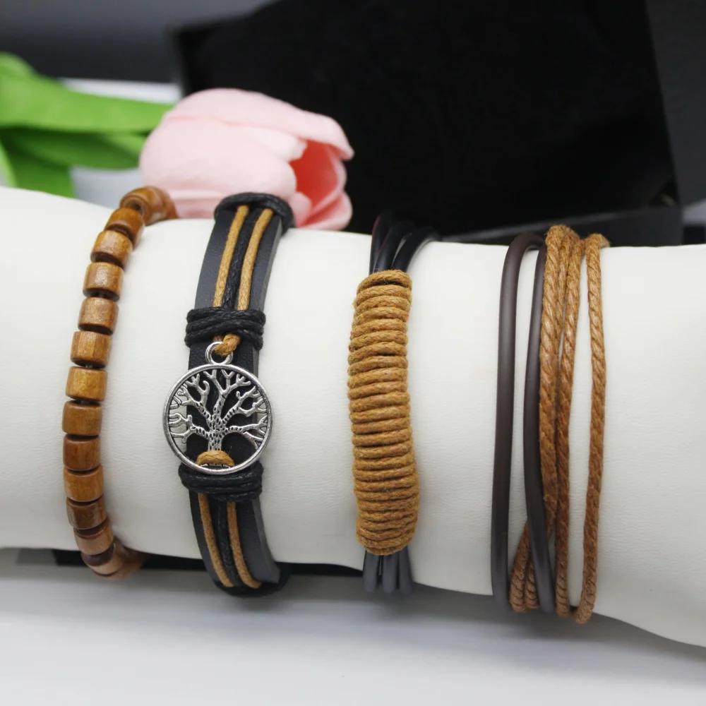 Набор из 5 предметов, мужские часы с браслетом для джентльмена, мужские наручные часы, кварцевые часы с автоматическим механизмом, мужские спортивные часы для работы