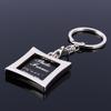 Lovely Mini Creative Metal Alloy Insert Photo Picture Frame Keyring Keychain Gift