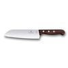 VICTORINOX Santoku Knife Professional Stainless Steel Knife 17cm Wood A Versatile Knife That Can Be Used for All Kinds of Cooking Swiss Classic
