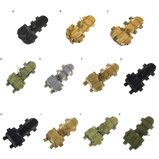 Сумка-аксессуар для шлема Mk2, лента-липучка, многоцветная, портативная, съемная, эластичный шнур, простая установка, многоцелевая, батарейный блок для шлема