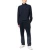 Polo Ralph Lauren FW22 Однотонная толстовка с вышитым маленьким пони на молнии с короткими рукавами Мужская толстовка темно-синего цвета 710812963-003
