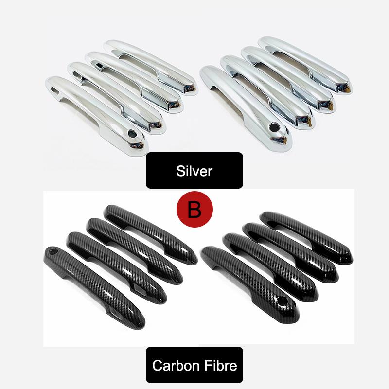 Накладки на боковые дверные ручки, молдинги, наклейки для Toyota Highlander Kluger-2022, ABS, Стайлинг автомобиля