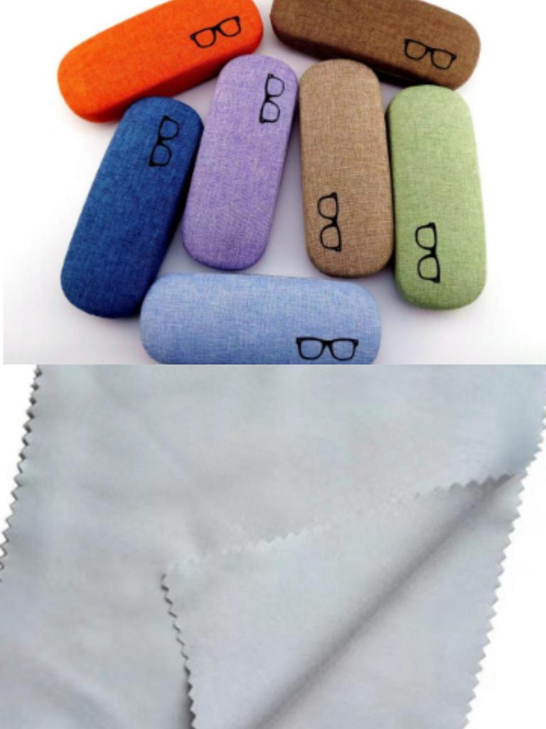 Cotton Linen Myopia Glasses Case - Simple, Creative, and Stylish Storage Box